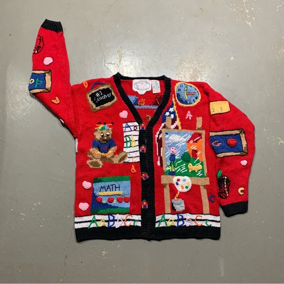 Vintage Handknitted Cardigan - Picture 1 of 12